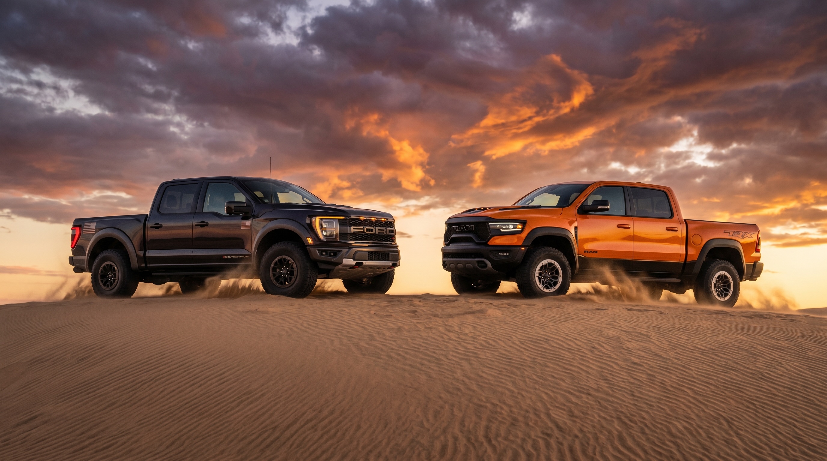 American V8 4x4: the culture of the Ford Raptor and Ram TRX