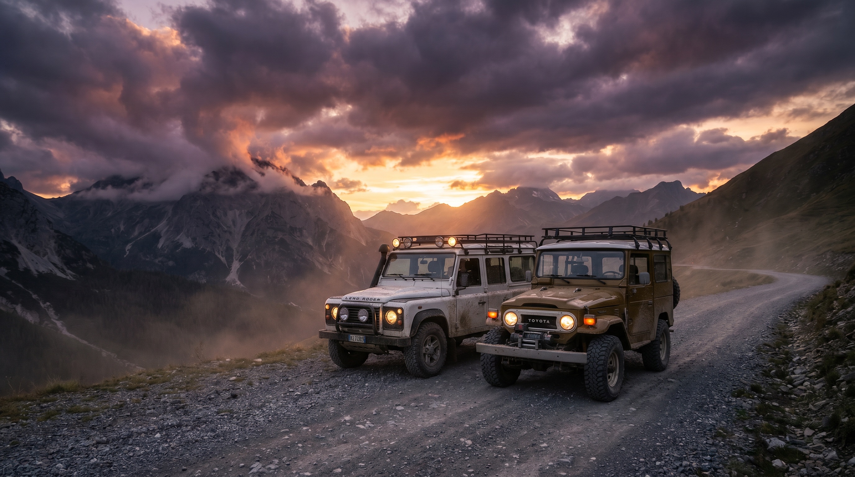 Land Cruiser vs Defender: age-old rivals
