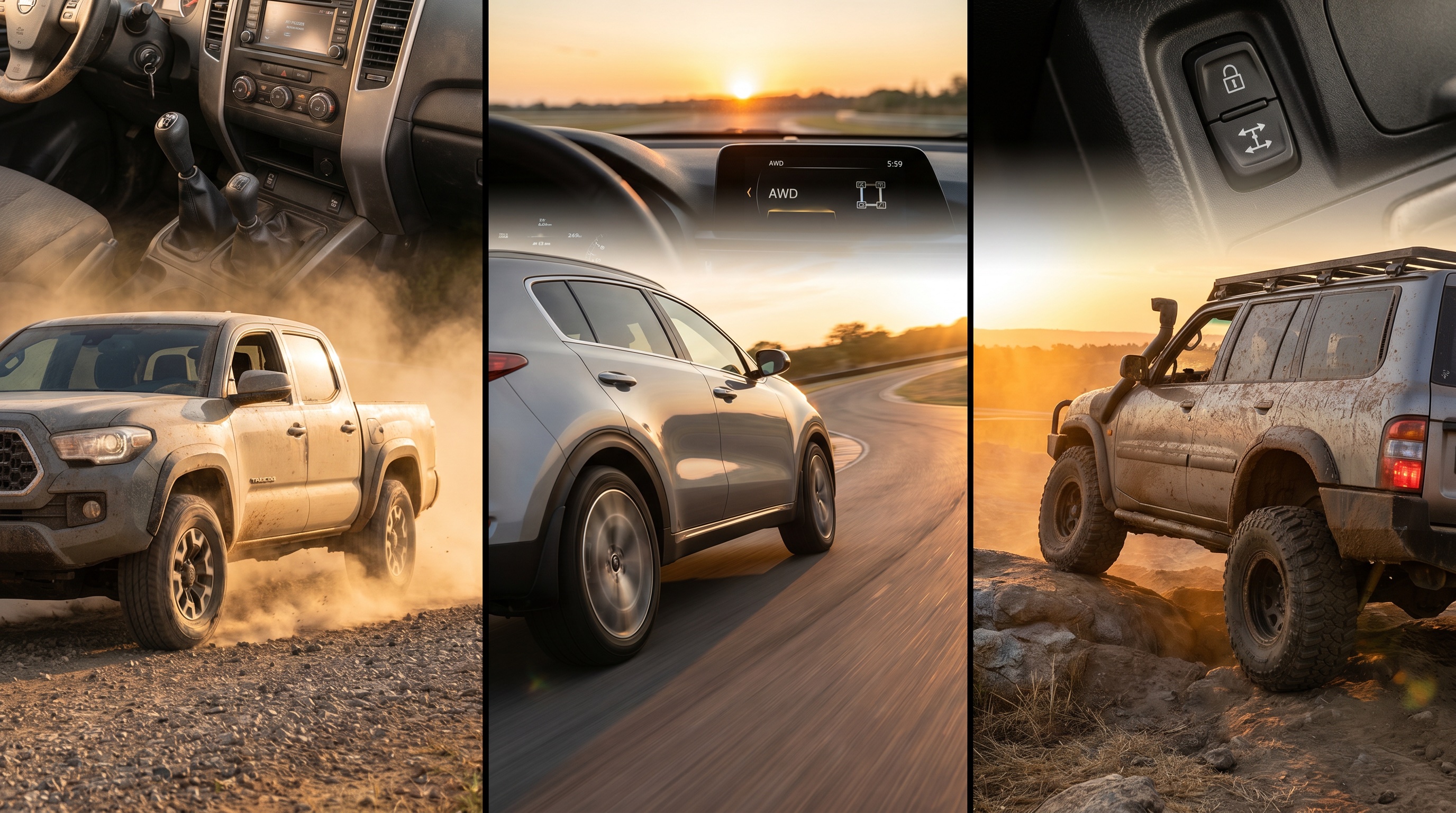 What's the difference between 4x4, AWD and 4WD?