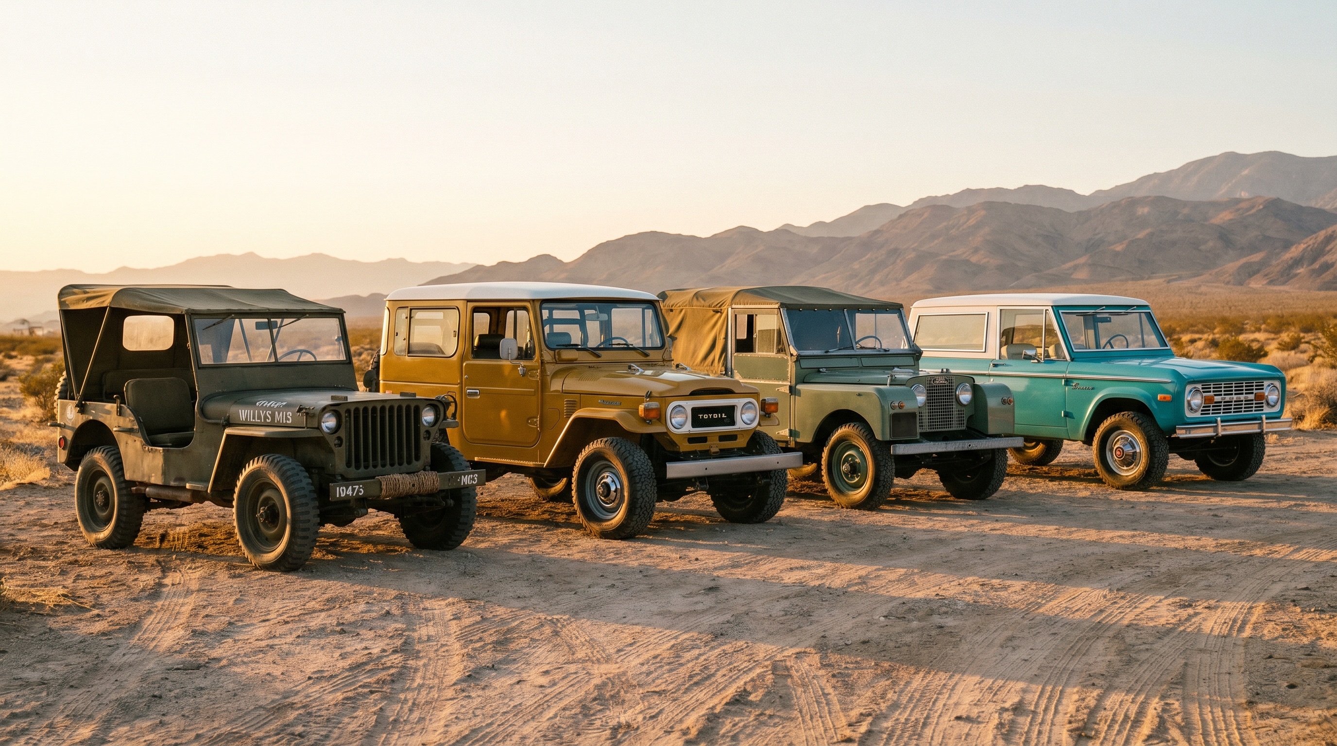 Historical icons — 4x4 legends
